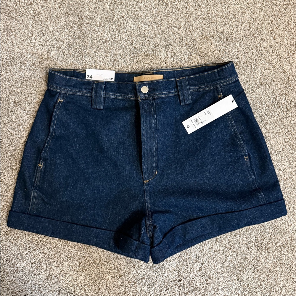 Avery Dark Blue Jean Shorts